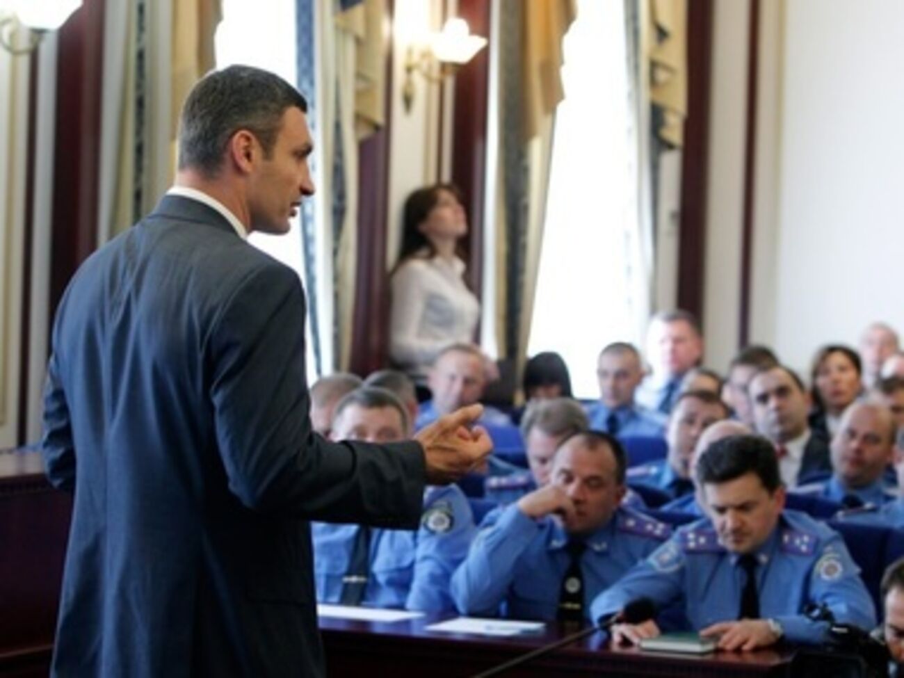 Кличко:&nbsp;Милиция должна зависеть от общины города