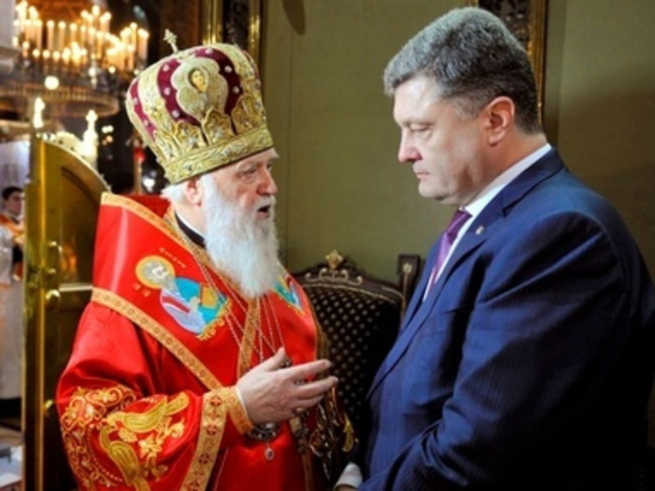 Порошенко считает, что церковь не должна быть в стороне