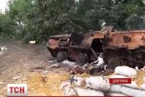 Блокпост №1 снова под контролем украинских сил, он усилен танками