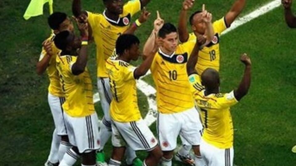 Победный танец сборной Колумбии