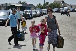 Многие жители Донбасса покинули зону АТО самостоятельно