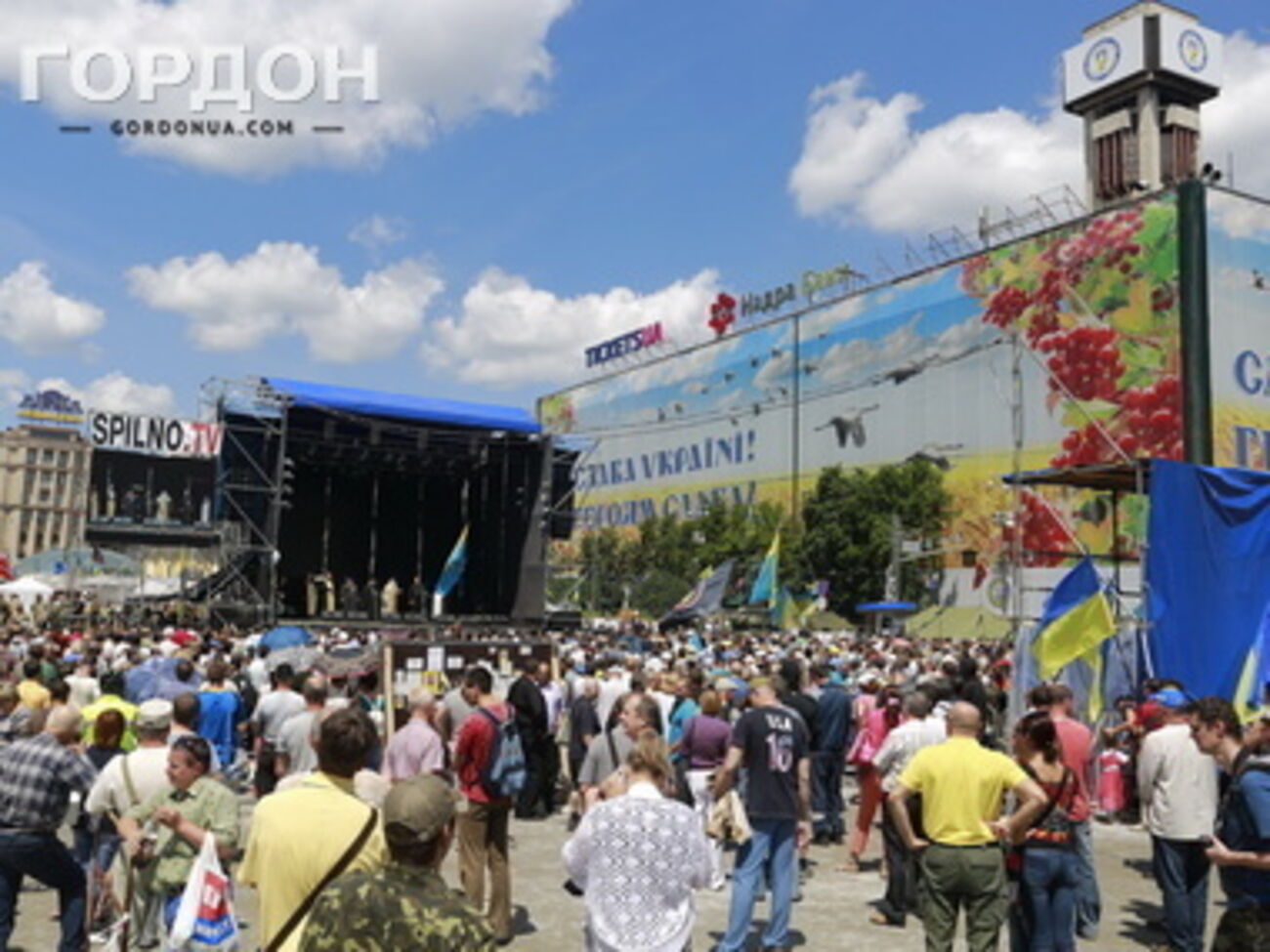 На Вече обсудили перемирие между силами АТО и террористами, объявленное до 30 июня