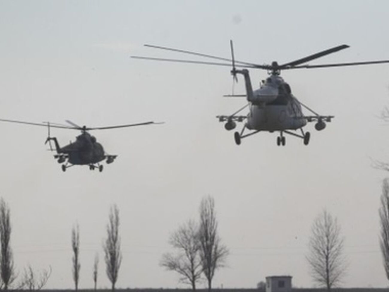 Российский вертолет "Ми-8" несколько раз приближался к границам Украины