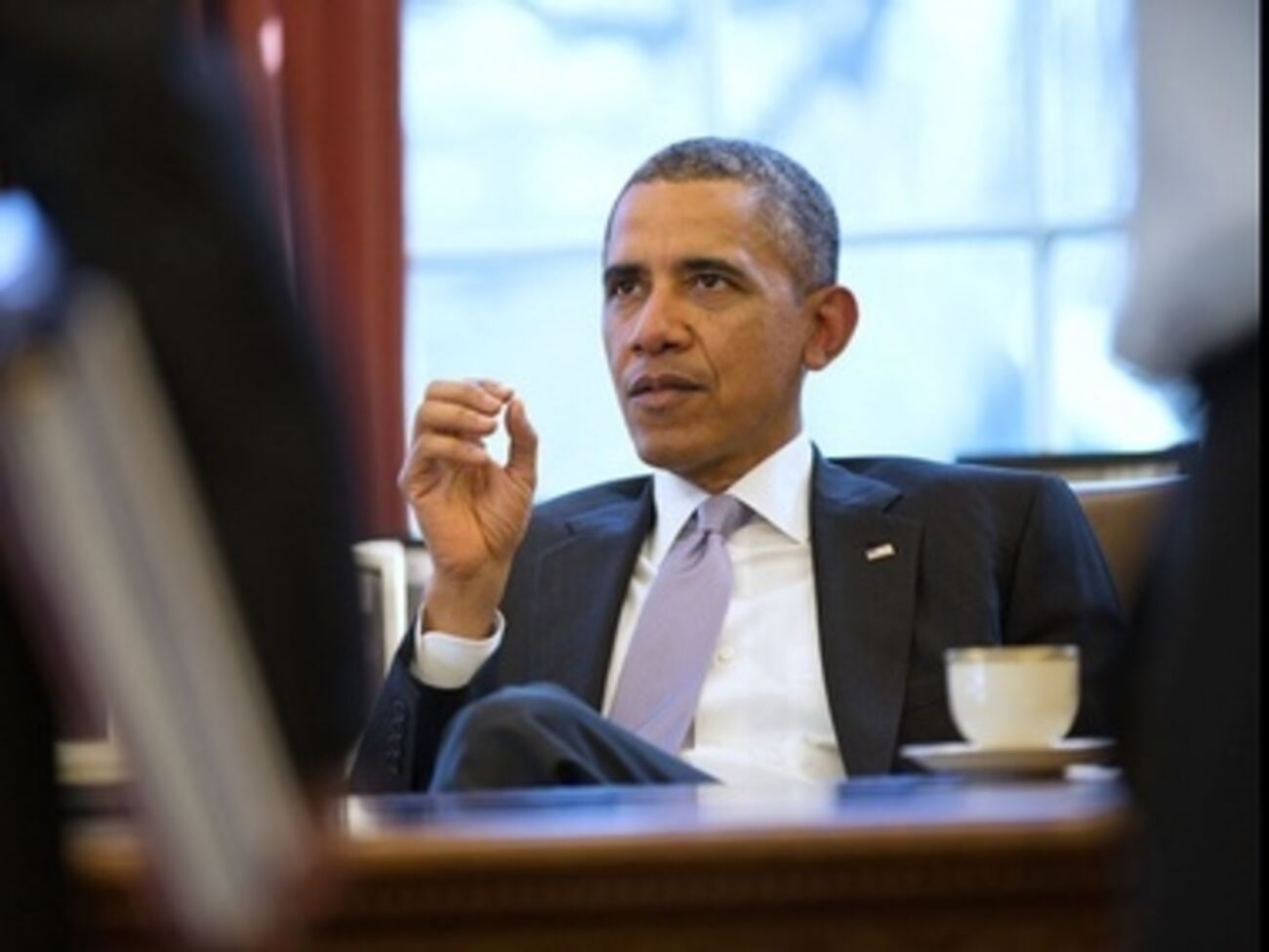 Обама встретился с Порошенко в Варшаве