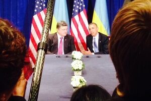 Первая встреча новоизбранного президента Украины Петра Порошенко с его американским коллегой Бараком Обамой