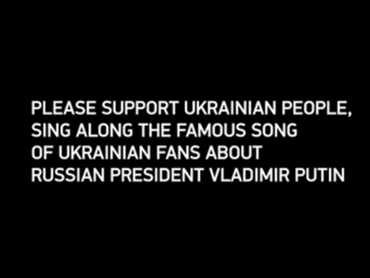 Клип хотят распространить по всем фанатским зарубежным клубам