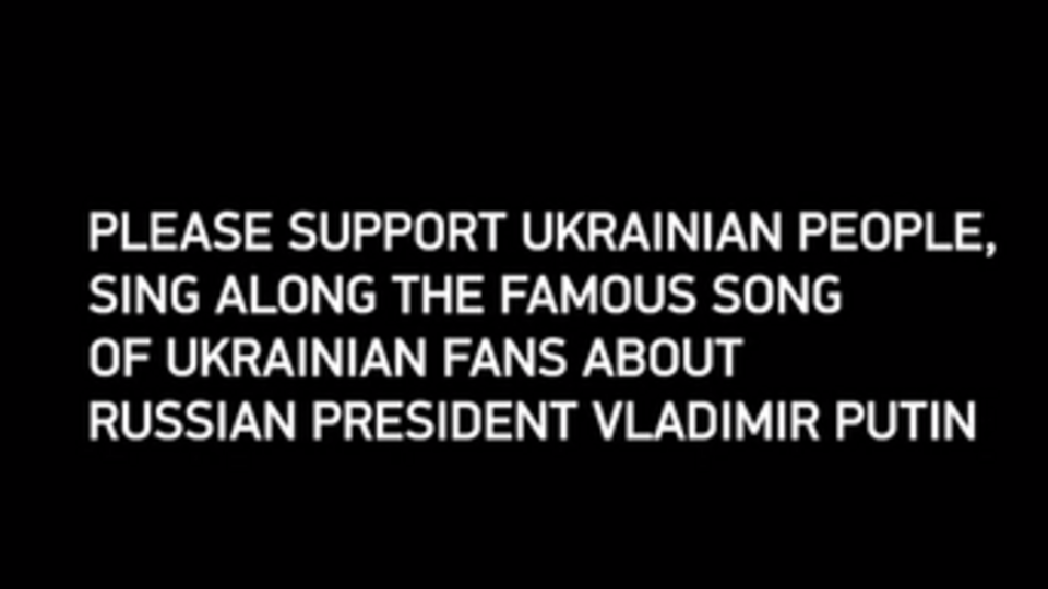 Клип хотят распространить по всем фанатским зарубежным клубам