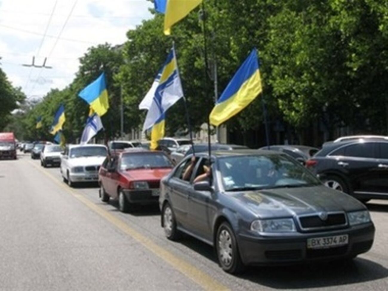 Похищенный активист принимал участие в автопробеге "За единую Украину"