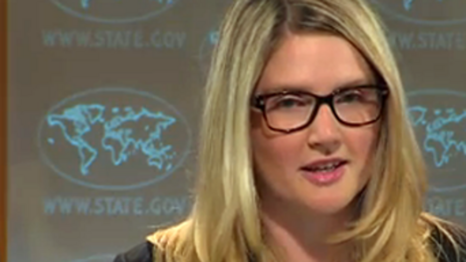 Мари Харф отметила, что боевики, действующие в восточных регионах Украины, хорошо вооружены и профессионально подготовлены