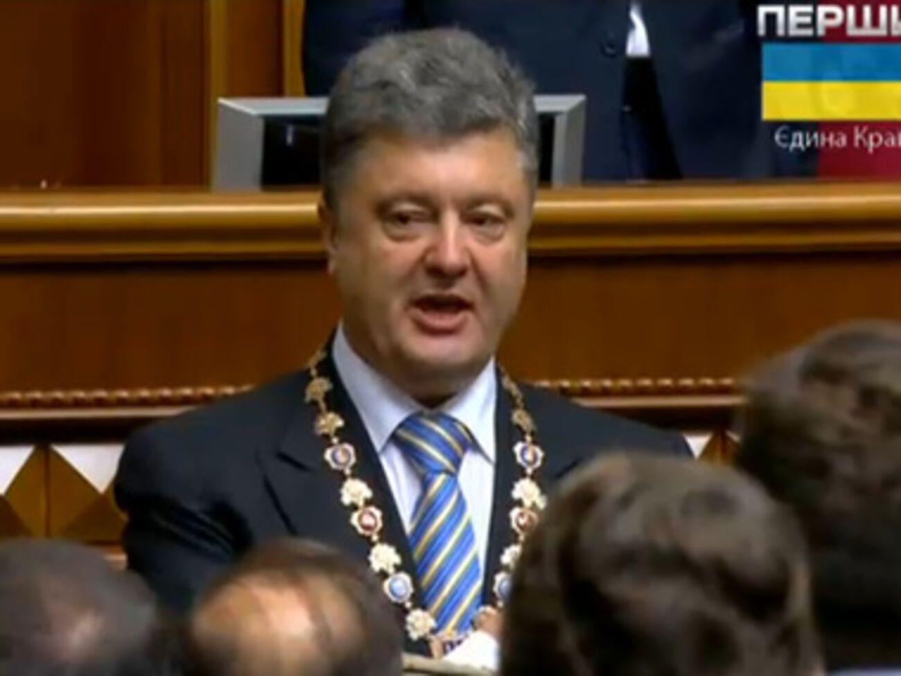 Порошенко пообещал курс на евроинтеграцию