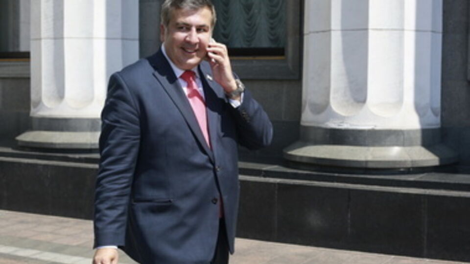 Саакашвили прибыл на инаугурацию Порошенко