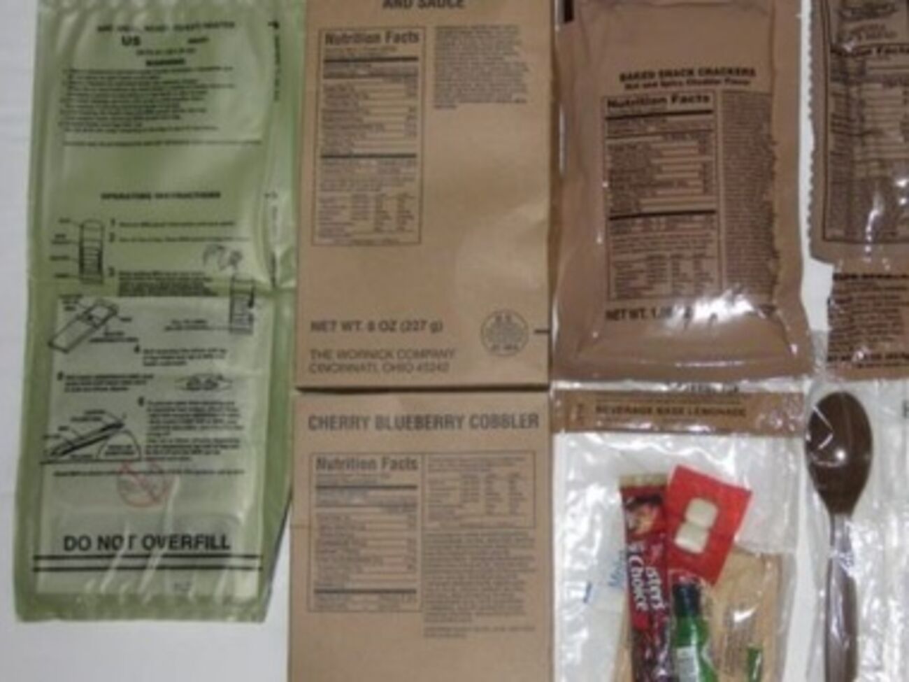 Американские сухие пайки MRE продавали "на сторону"