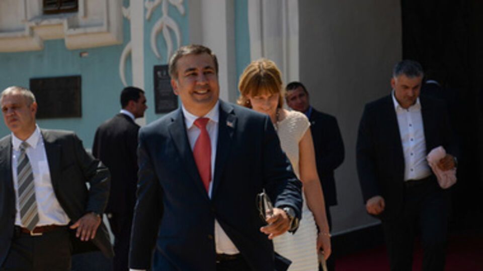Михаил Саакашвили обещает помощь новому президенту Украины Петру Порошенко