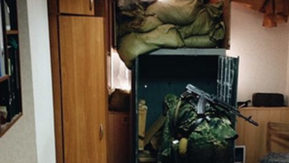 В учебном центре милиции для боевиков нашлись ценные вещи