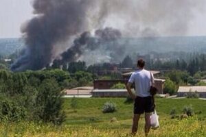 Террористы стреляют как по позициям сил АТО на горе Карачун, так и по жилым кварталам