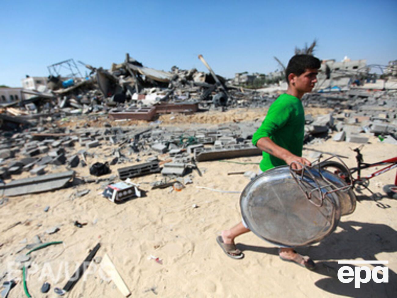 Уничтоженные районы Сектора Газа