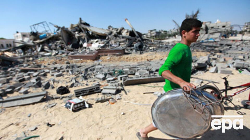 Уничтоженные районы Сектора Газа