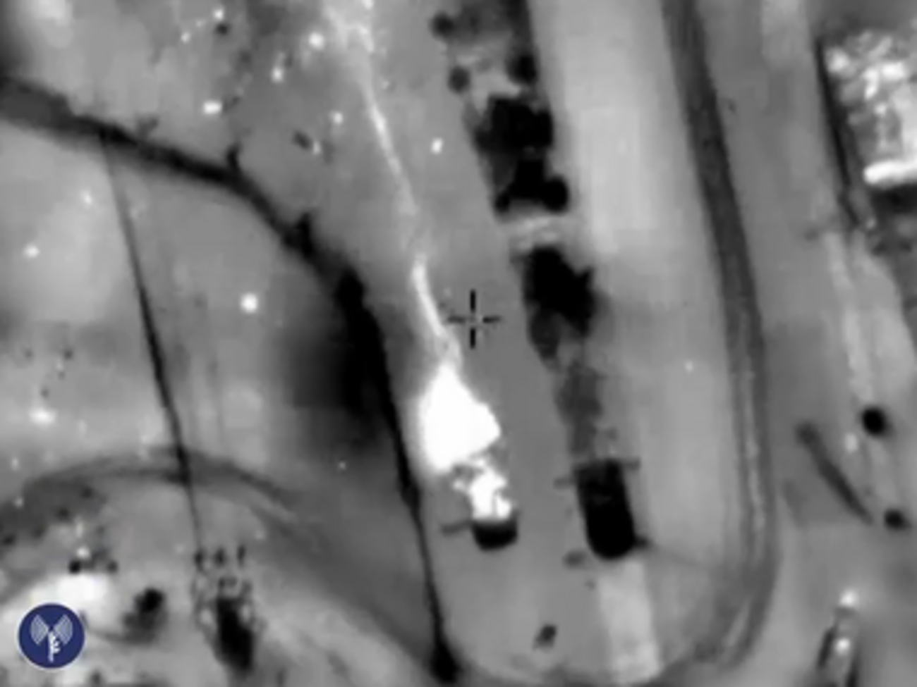 Результат точечного удара израильской авиации