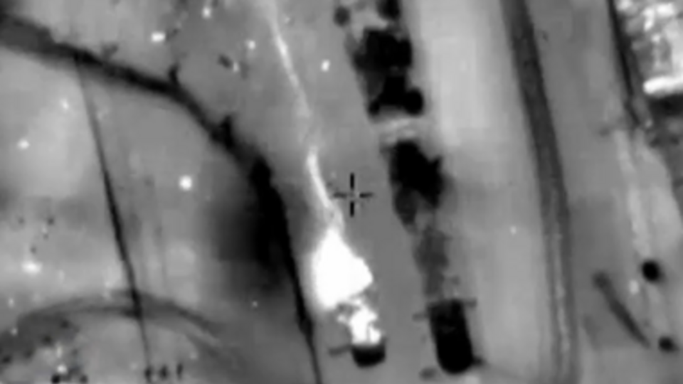 Результат точечного удара израильской авиации