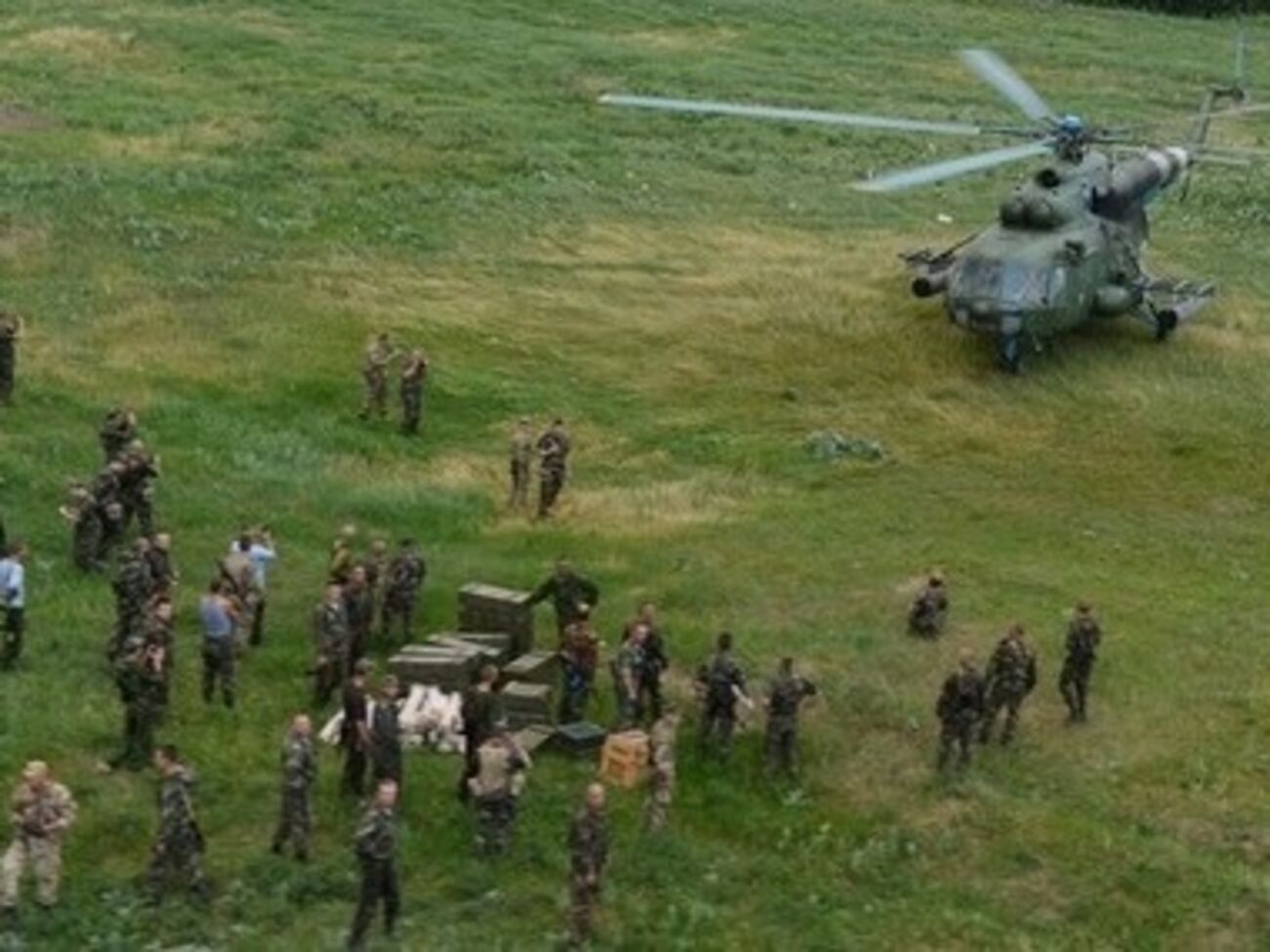 Бой в районе Зеленополья продолжается