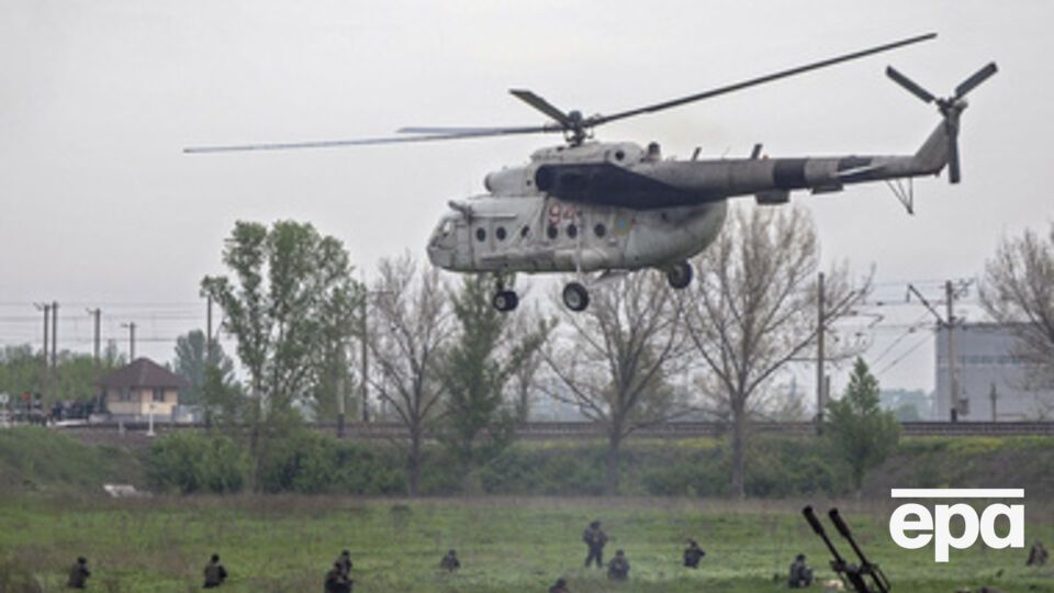 Воздушное пространство Украины нарушают военные вертолеты РФ