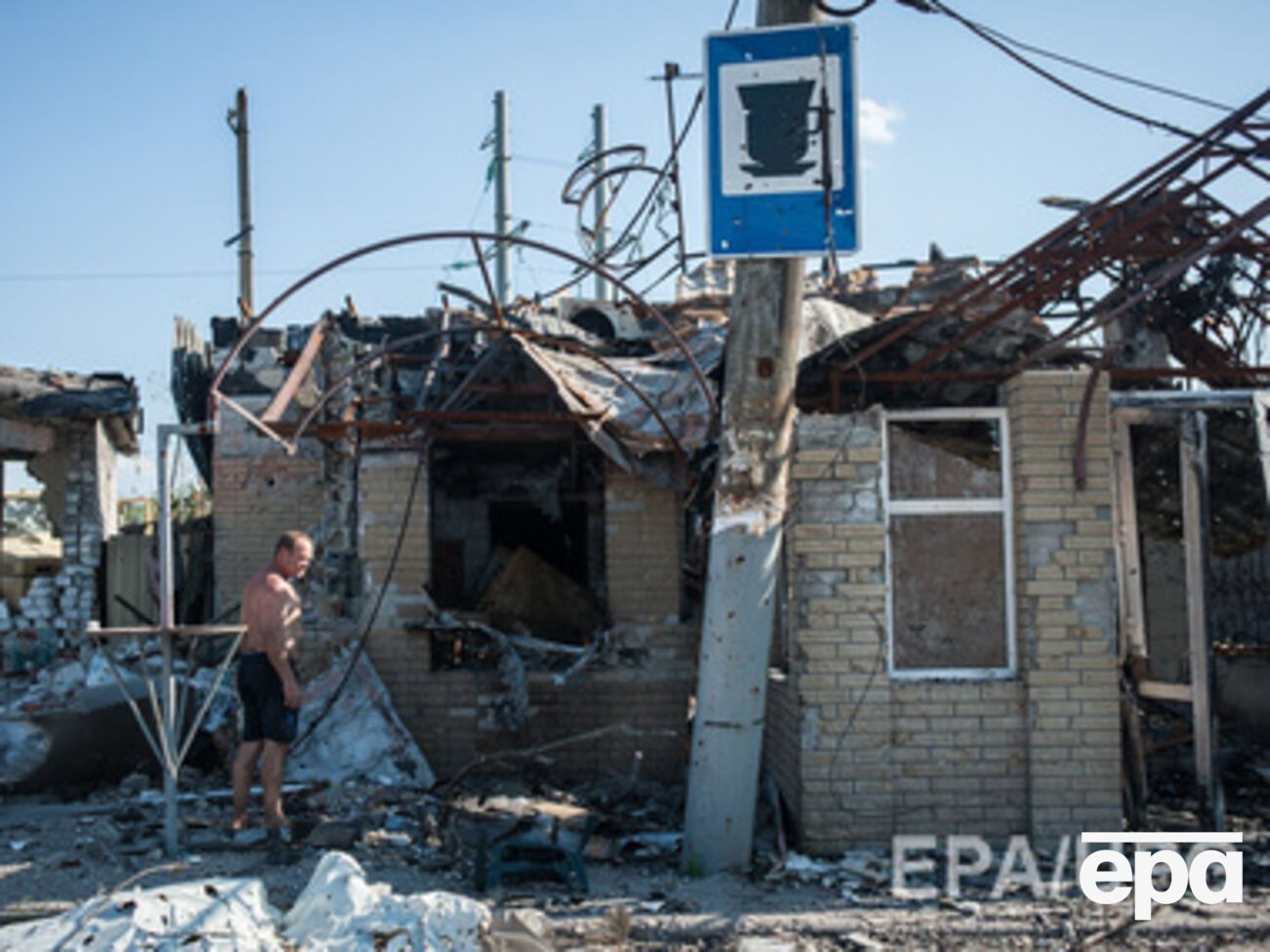 В результате обстрела частного сектора поселка шахты "Трудовская" погибли 9 человек