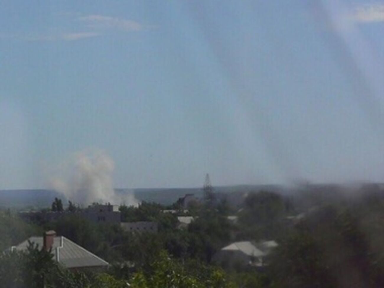 В Луганске продолжается стрельба