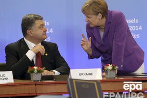 Порошенко провел консультации с Меркель