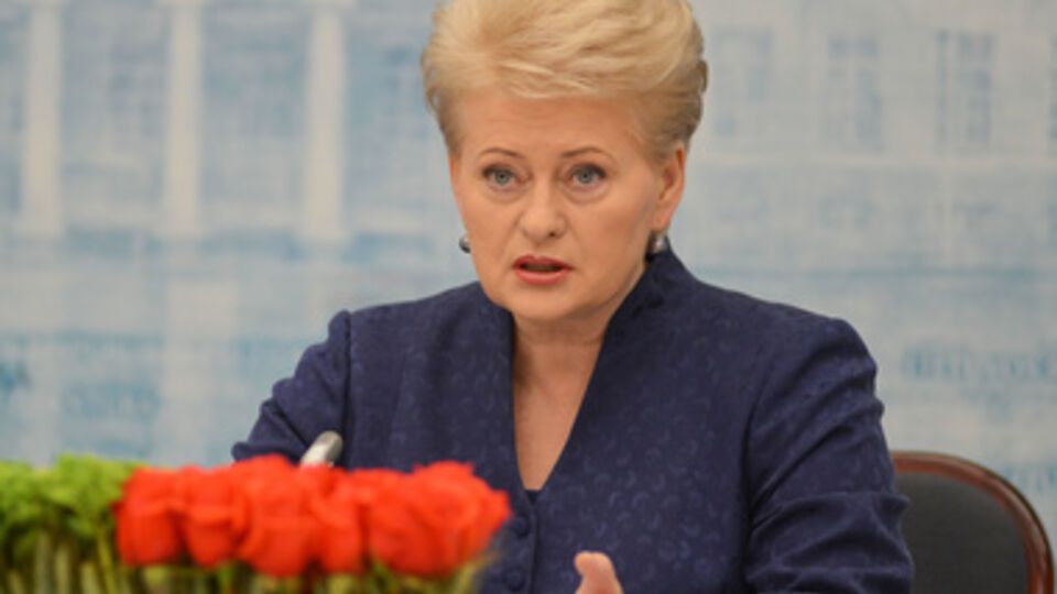 Грибаускайте: Литва последовательно поддерживает Украину