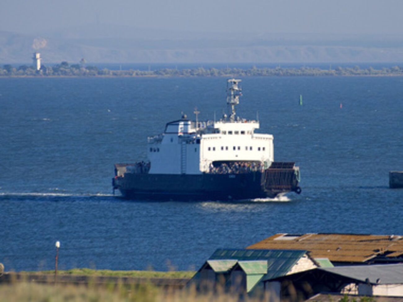 Переправа загружена, фиксируются постоянные очереди