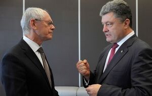 Херман ван Ромпей и Петр Порошенко сегодня вечером провели телефонную беседу