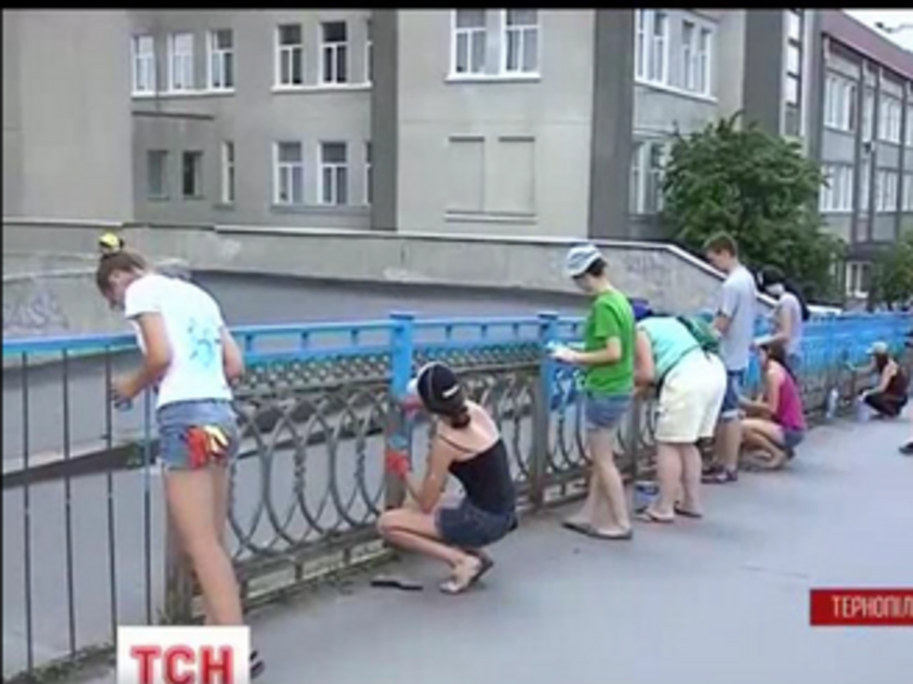 Местные жители Тернополя проявили патриотизм