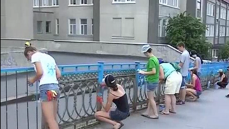 Местные жители Тернополя проявили патриотизм