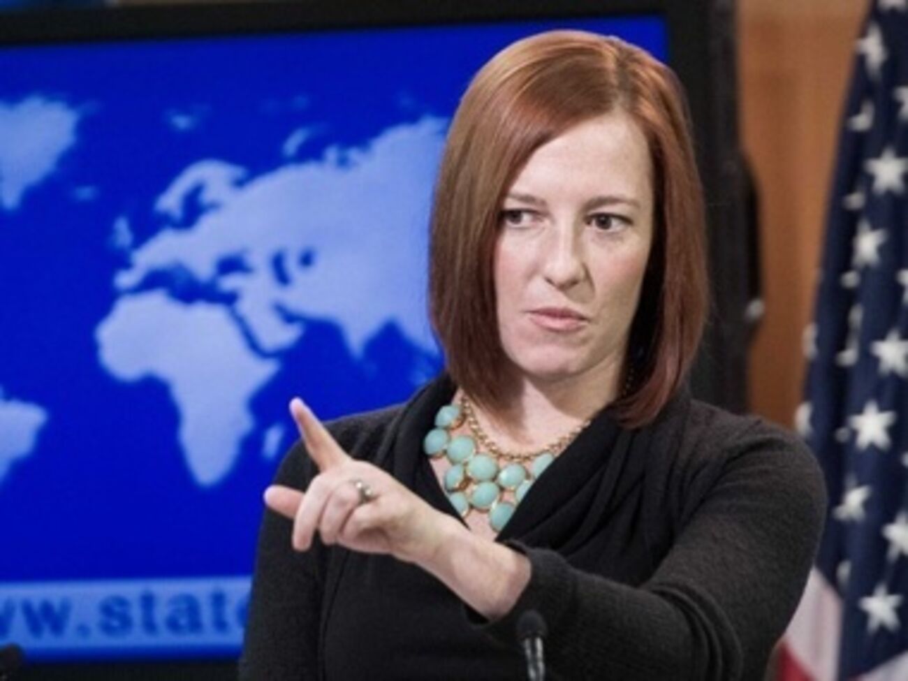 Псаки подчеркнула, что представленные Россей якобы доказательства неубедительны