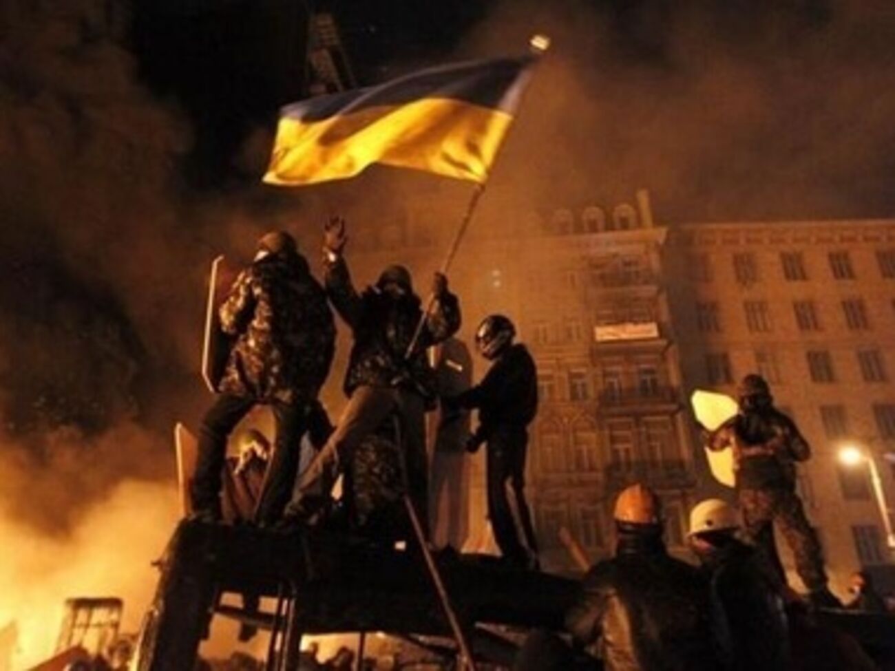 Киев, Майдан, январь 2014 года