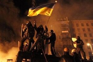 Киев, Майдан, январь 2014 года