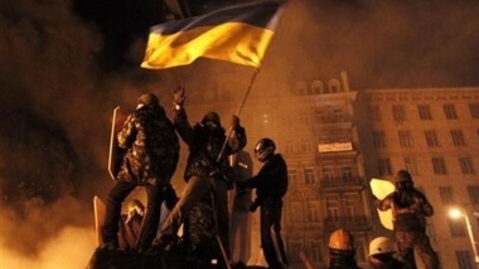 Киев, Майдан, январь 2014 года