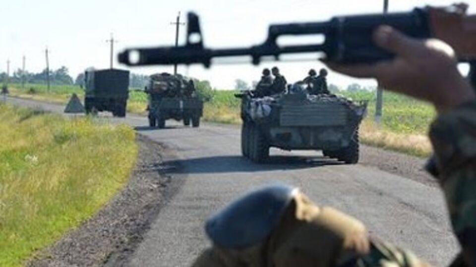 Нацгвардия ведет бой с террористами под Мариновкой