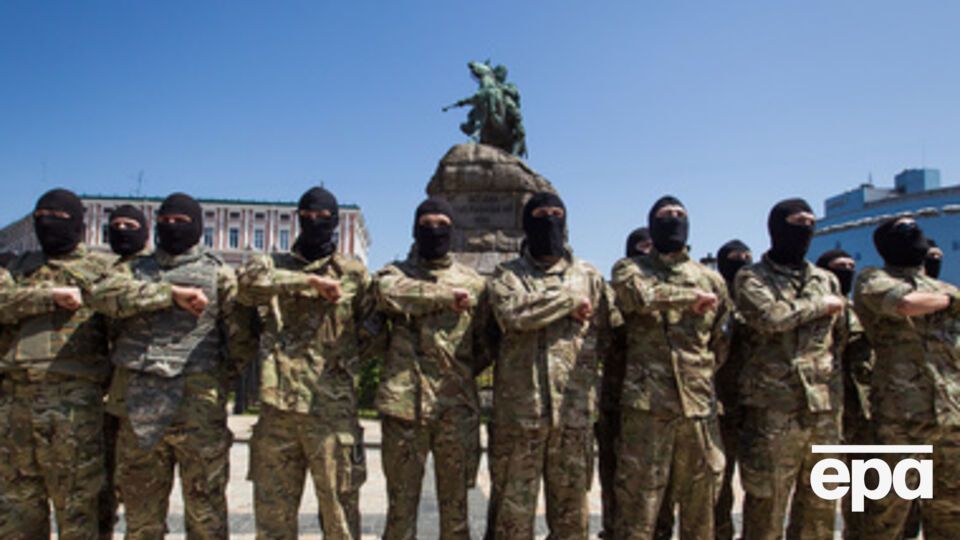 Новобранцы батальона "Азов"