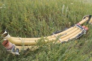 Обломки Boeing 777, найденные на месте крушения