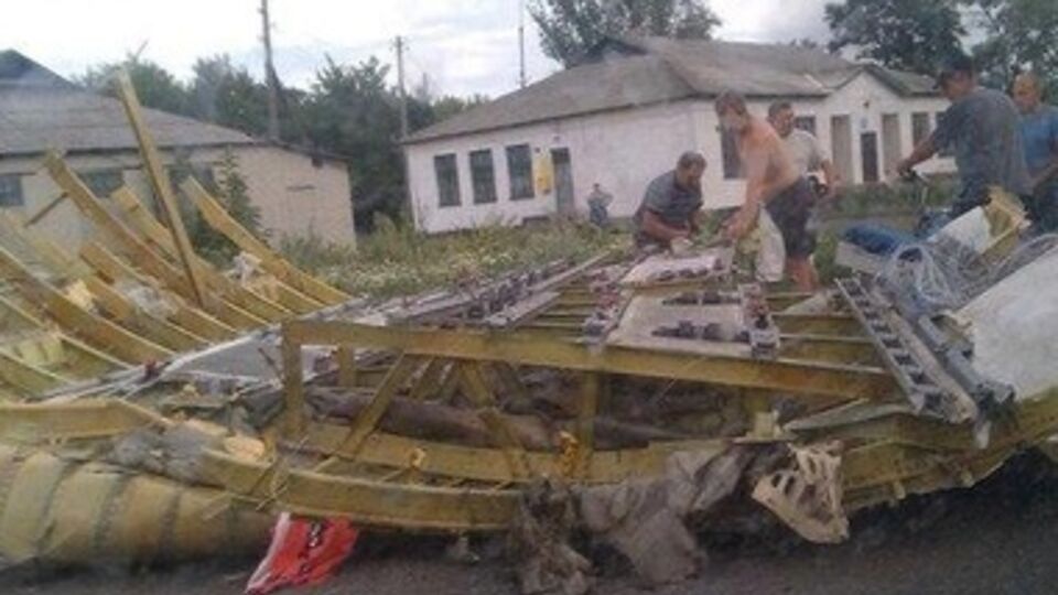 На месте авиакатастрофы