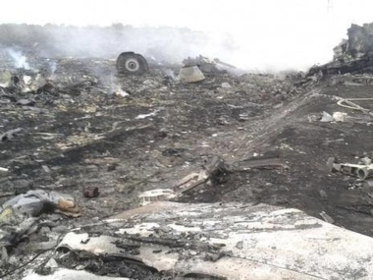 Место авиакрушения