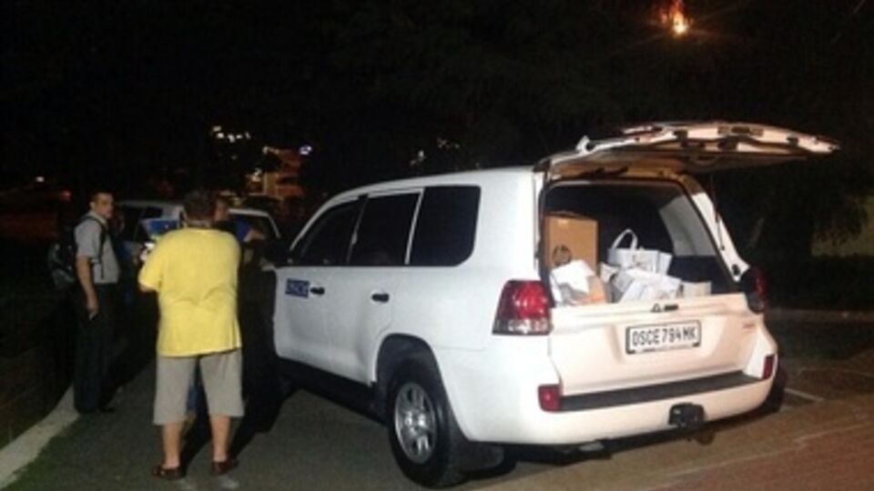 Представители миссии ОБСЕ направляются в район поселка Грабово Шахтерского район Донецкой области