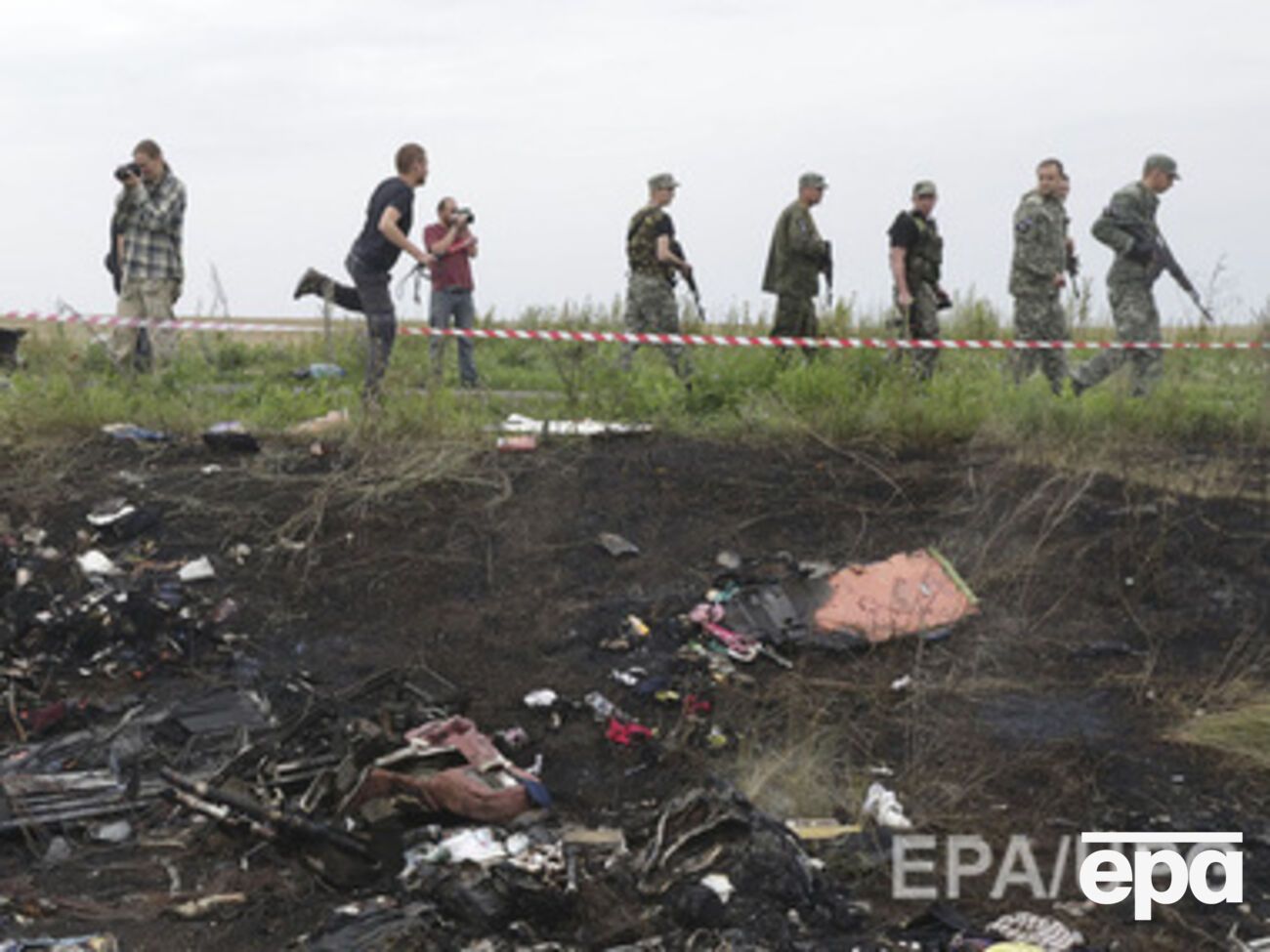 Место крушения самолета контролируют боевики