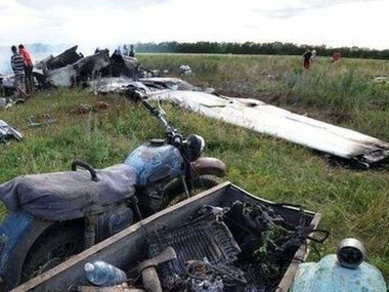 Обломки упавшего украинского Ан-26