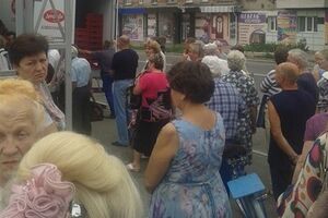 В городе дефицит продуктов