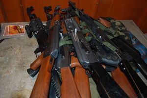 Во Львове обнаружили оружие и амуницию, пропавшие из воинской части 19 февраля. Фоторепортаж