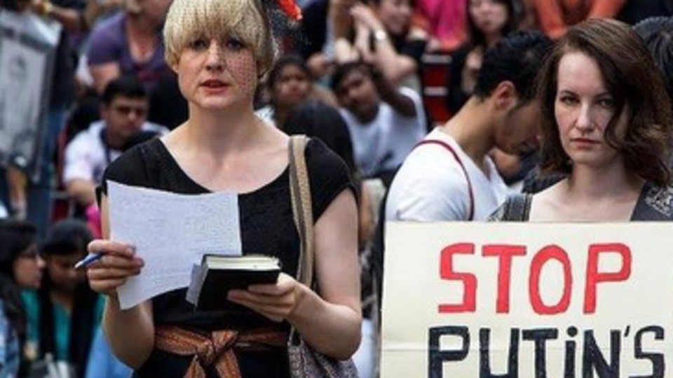 В мире должны знать, кто виноват в трагедии в Украине, считают активисты в Нью-Йорке.