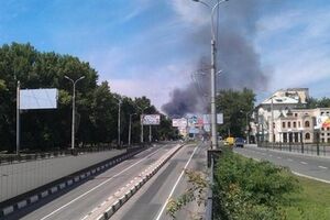 Столкновения в Донецке продолжаются