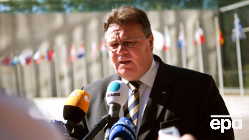 Линас Линкявичюс: ЕС должен ввести запрет на поставки оружия в Россию